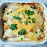 Skinny White Chicken Enchiladas