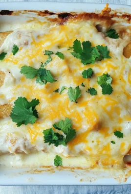 Skinny White Chicken Enchiladas