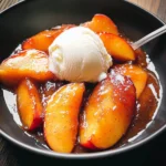 Spiced Caramelized Peaches