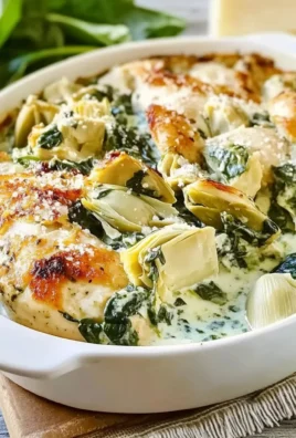 Spinach Artichoke Chicken with Cottage Cheese