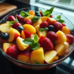 Summer Peach Fruit Salad