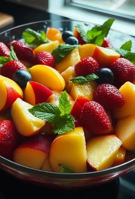 Summer Peach Fruit Salad