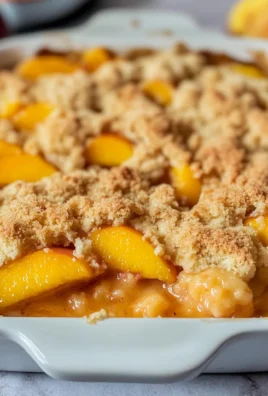 The Best Peach Cobbler