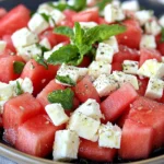 Watermelon Mint Feta Salad