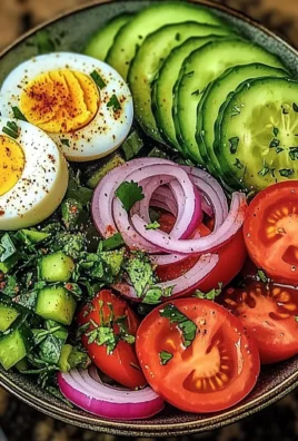 Avocado and Egg Garden Salad