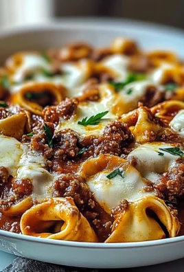 Beefy Tortellini Bake