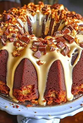 Butterfinger Bundt Cake