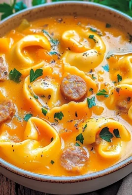 Butternut Squash Sausage Tortellini Soup Recipe