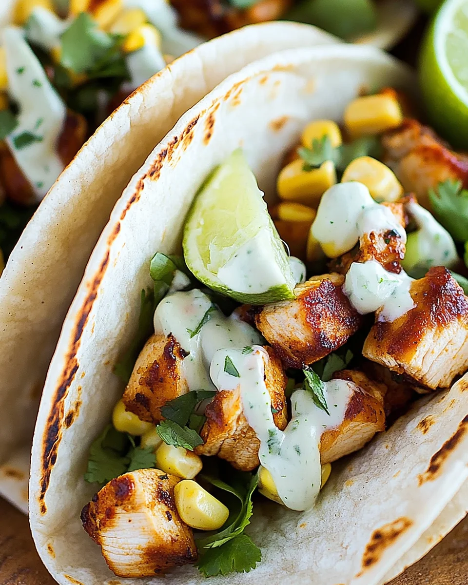 Chili Lime Chicken Tacos Recipe