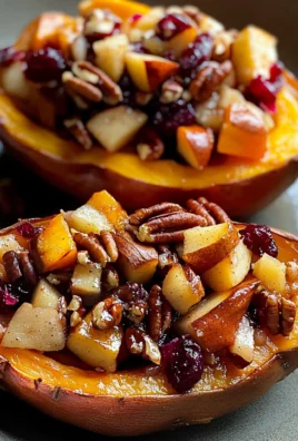 Cranberry Apple Twice-Baked Sweet Potatoes Recipe