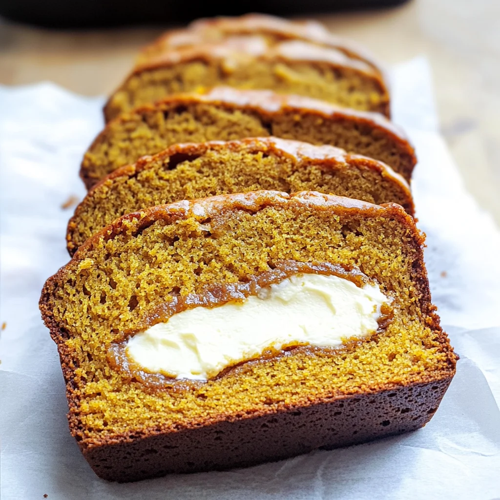 Cream Cheese-Filled Pumpkin Bread