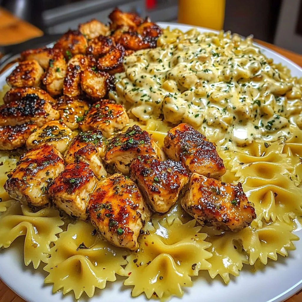 Creamy Cajun Chicken Bowtie Pasta