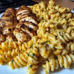 Creamy Cajun Chicken Rotini with Velveeta Parmesan Sauce