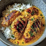 Creamy Peri-Peri Chicken Over Garlic Rice