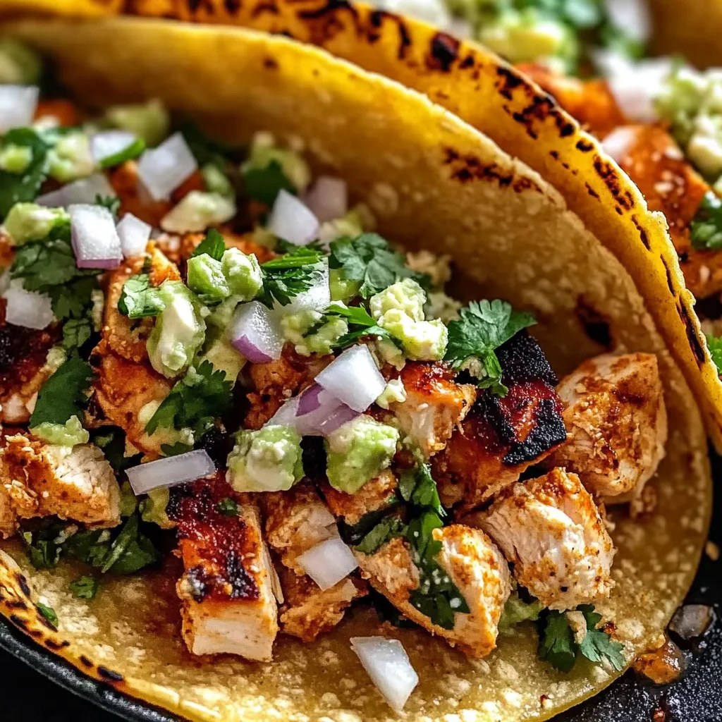 Easy Chicken Street Tacos Recipe