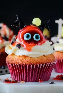 Halloween Augapfel Cupcakes