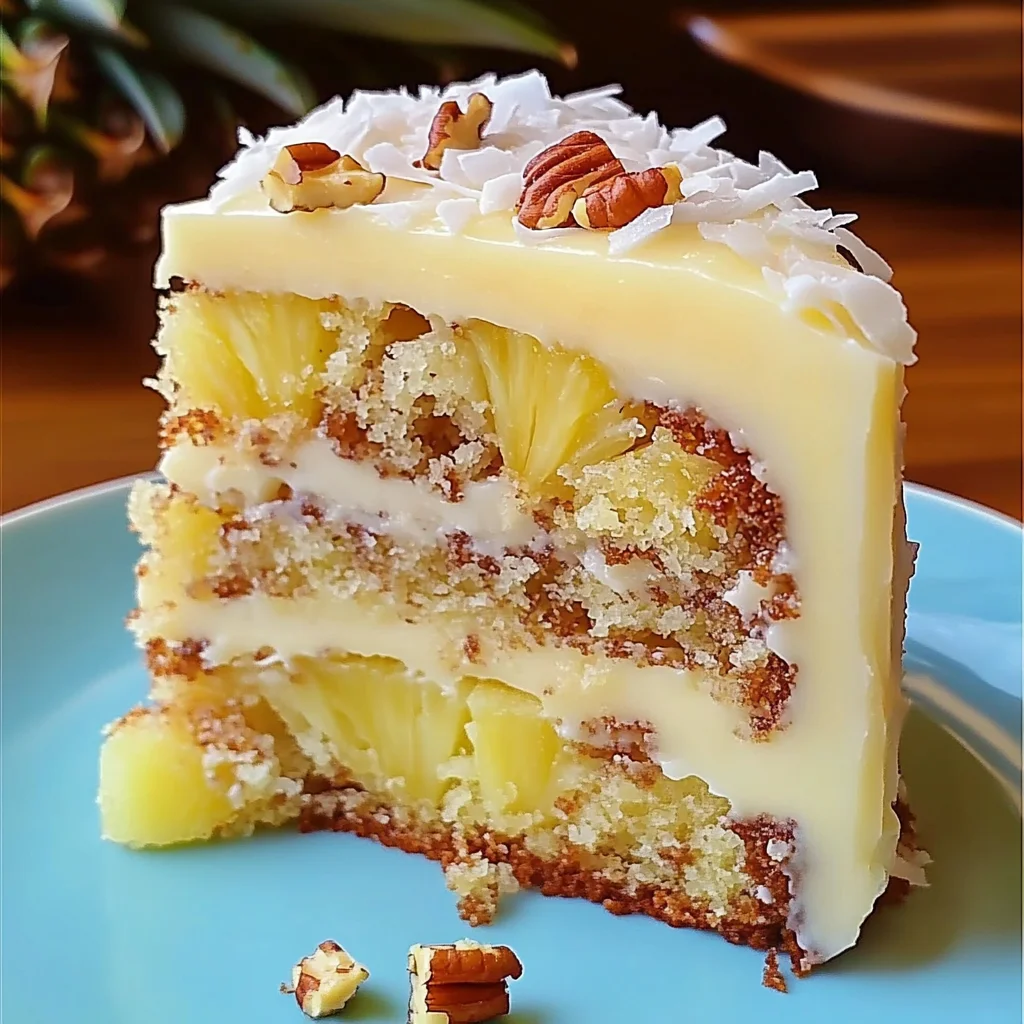 Hawaiian Pineapple Cake Recipe