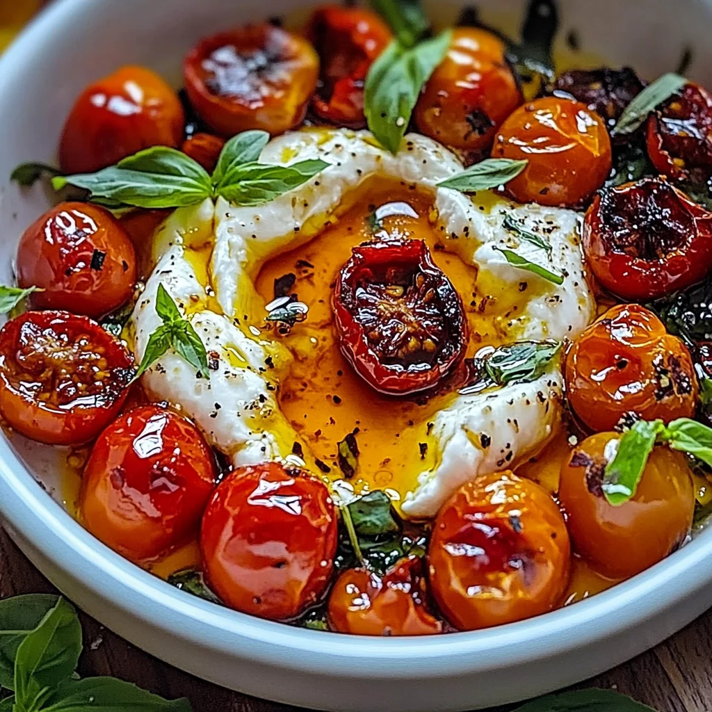 Hot Honey Tomato Burrata Dip