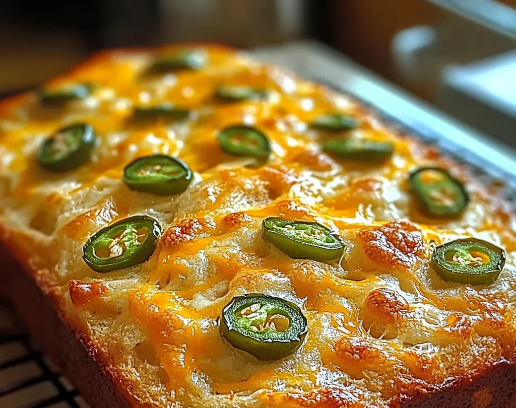 Jalapeno Cheddar Beer Bread