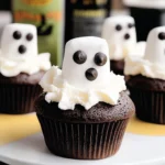 Marshmallow Ghost Cupcakes