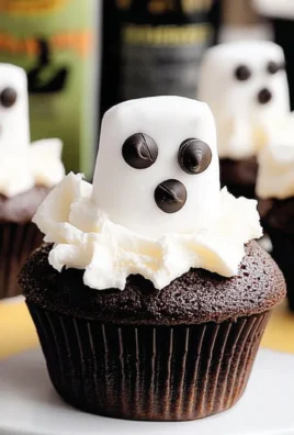 Marshmallow Ghost Cupcakes