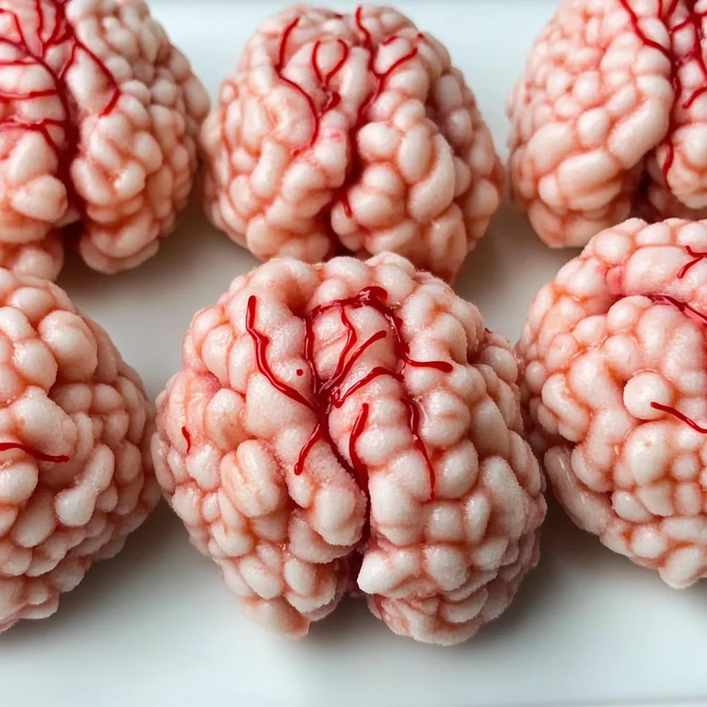 Marshmallow Rice Bubbles Halloween Brains