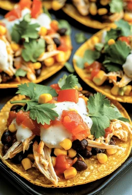 Mexican Rotisserie Chicken Tostadas