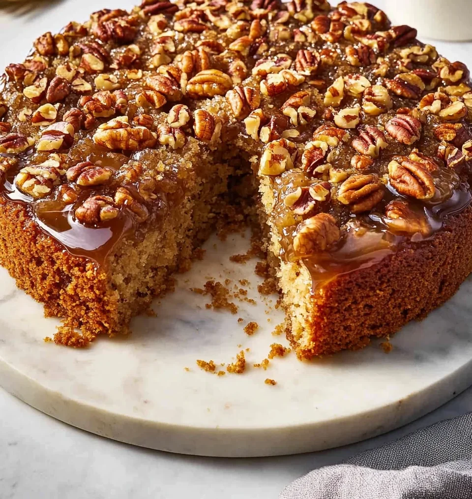 Pecan Upside Down Cake