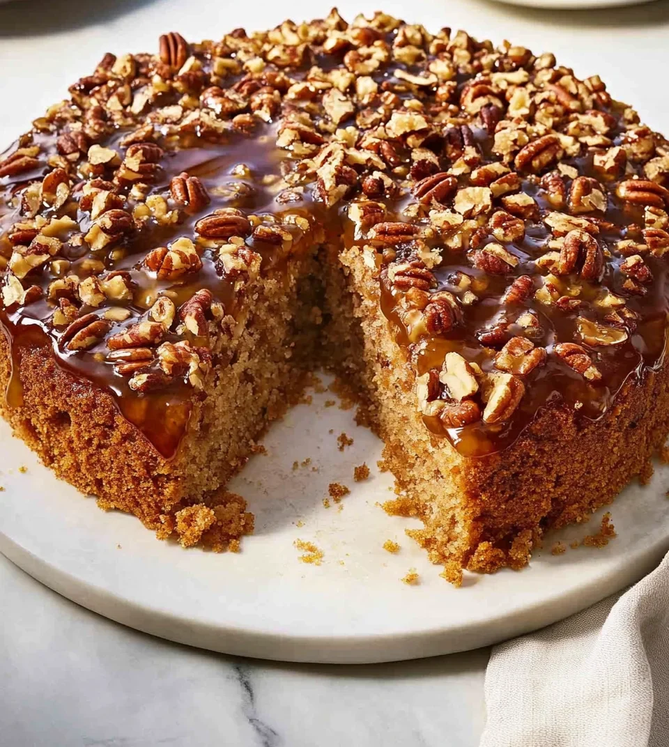 Pecan Upside Down Cake