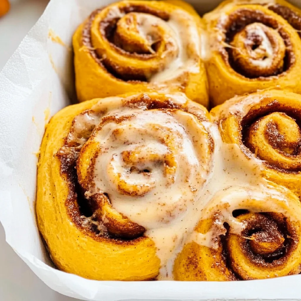 Pumpkin Cinnamon Rolls
