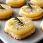 Rosemary-Lemon Shortbread with Salted Glaze