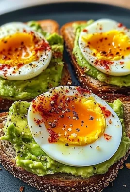 Spicy Avocado Toast with Jammy Eggs & Chili Crunch