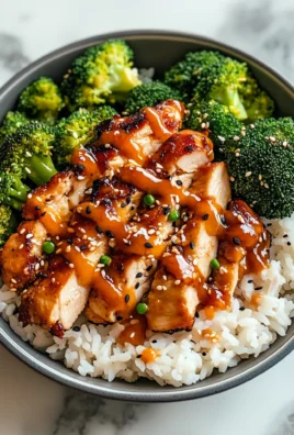 Sticky Chicken Bowls Recipe