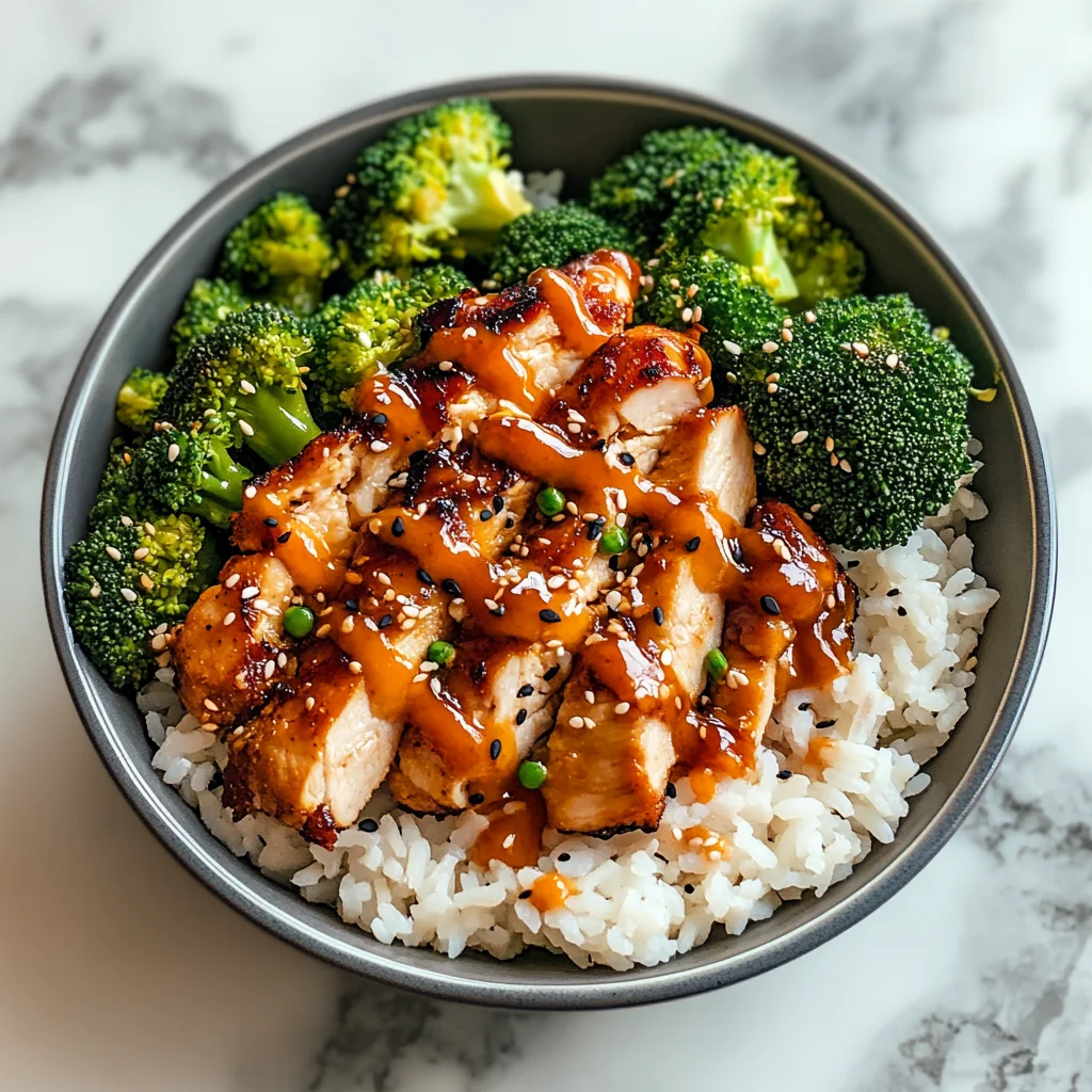 Sticky Chicken Bowls Recipe