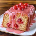 Strawberry Pound Cake with Strawberry Glaze