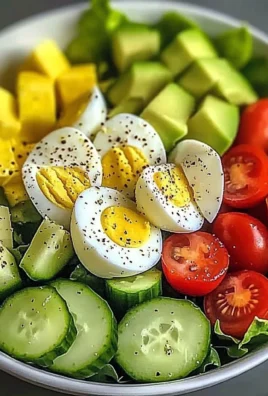 Avocado Egg Salad Bowl with Feta & Crunchy Cucumber