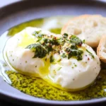 Basil + Lemon Burrata with Ciabatta Toasts