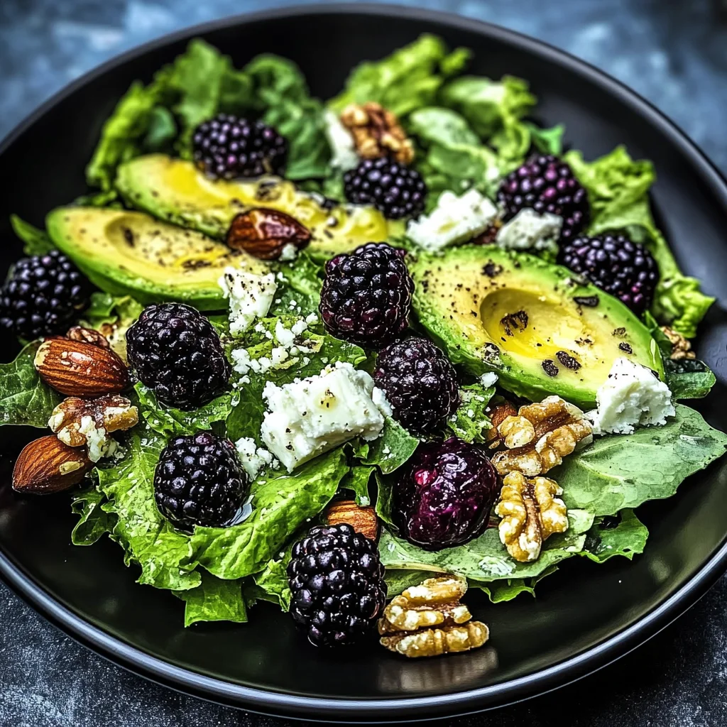 Blackberry Avocado Salad