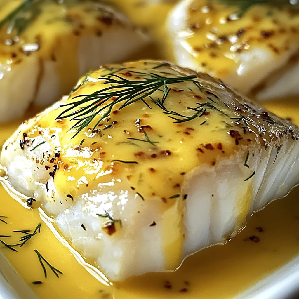 Cabillaud au Four à la Moutarde et Crème Citronnée : Un Plat Léger et Savoureux