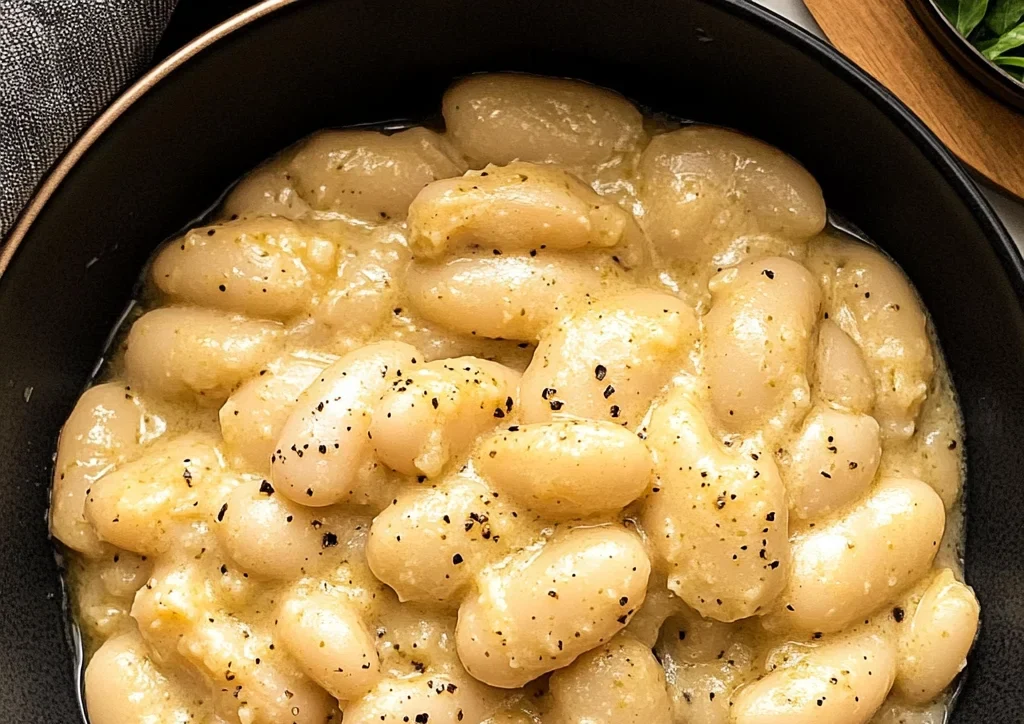 Cacio e Pepe Butter Beans