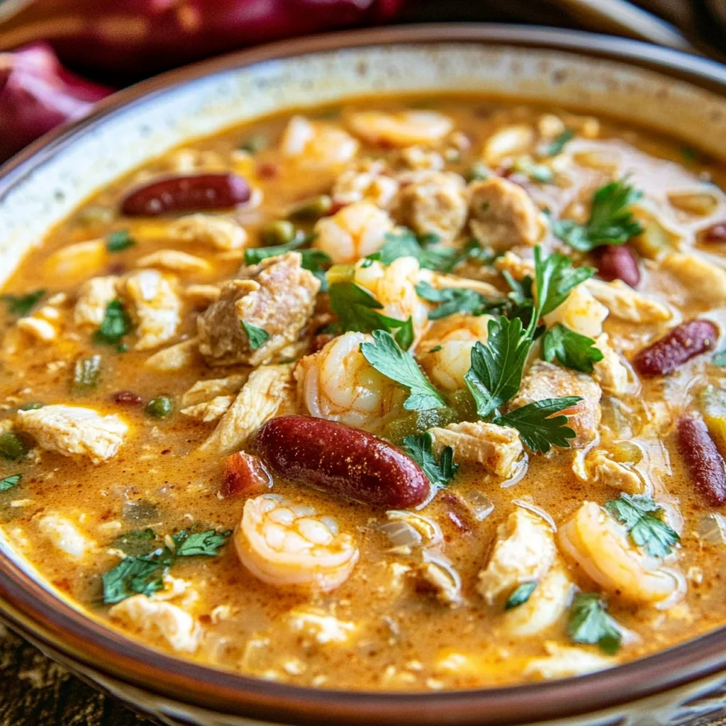 Cajun White Chicken Chili