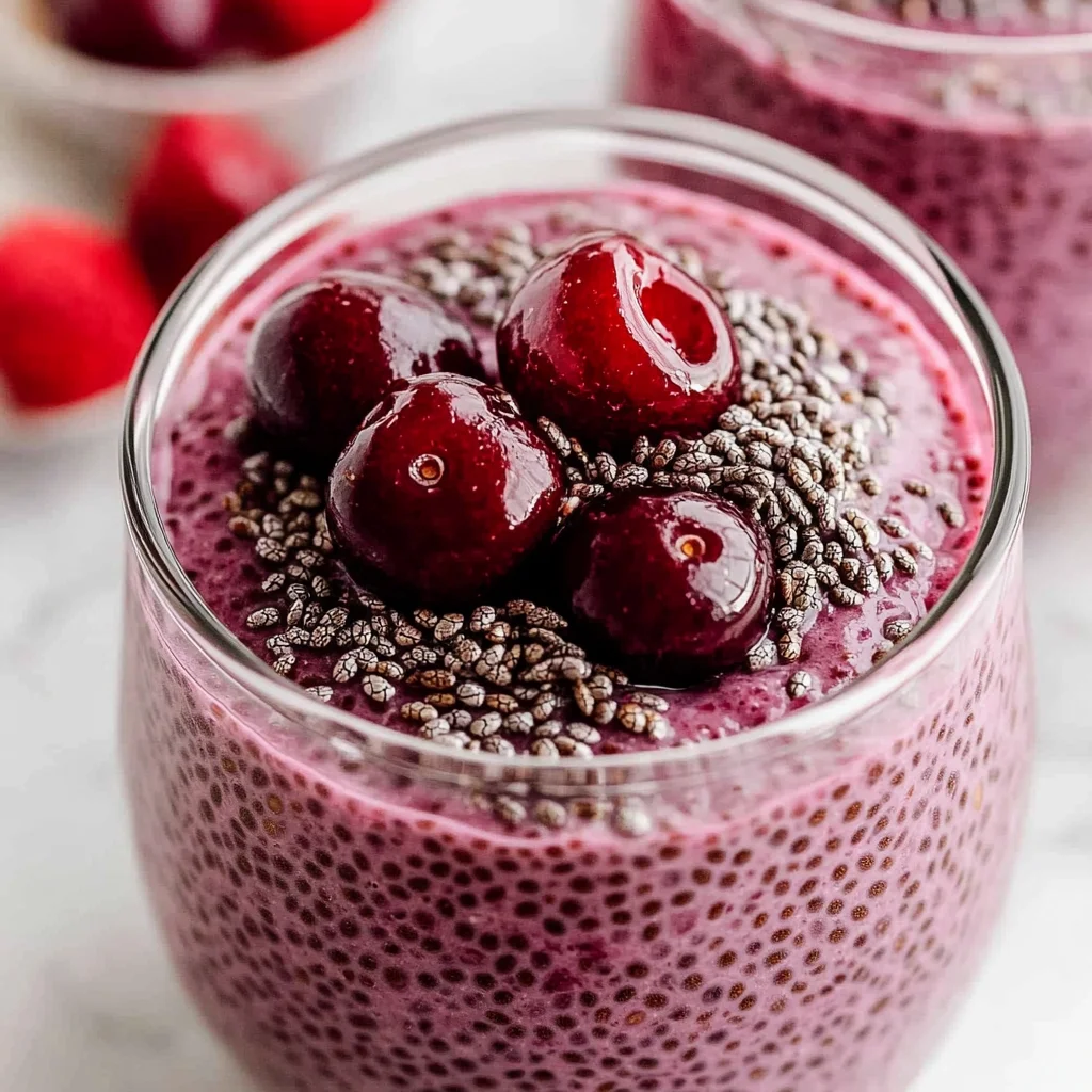 Cherry Chia Pudding
