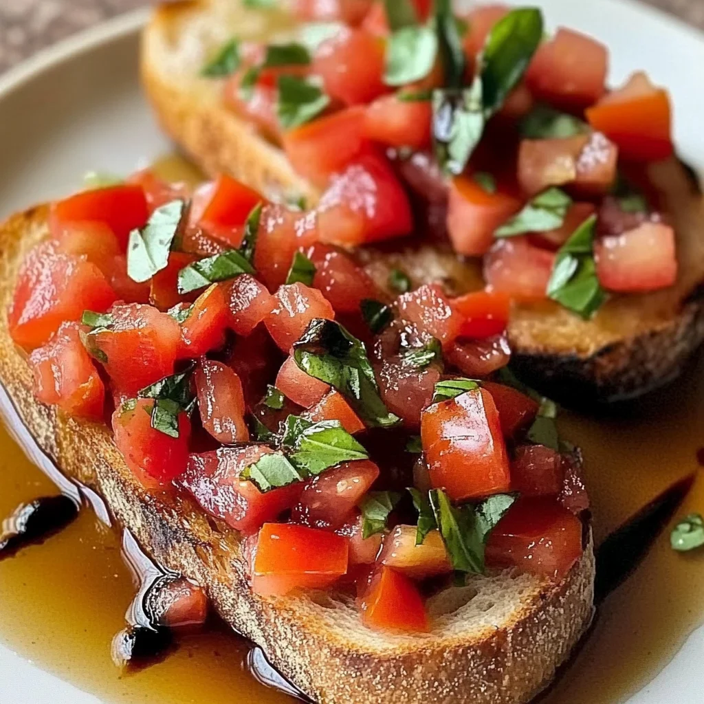 Classic Italian Bruschetta
