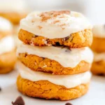Copycat Crumbl Pumpkin Cake Cookies