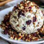 Cranberry Pecan Goat Cheese Ball