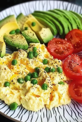 Creamy Scrambled Eggs with Tomato & Avocado