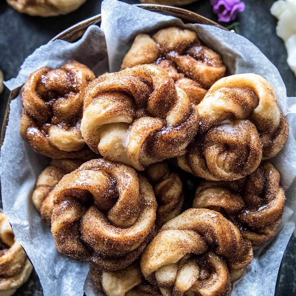 Easiest Cinnamon Crunch Knots