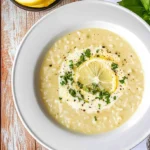 Greek Egg and Lemon Soup (Avgolemono Soupa)