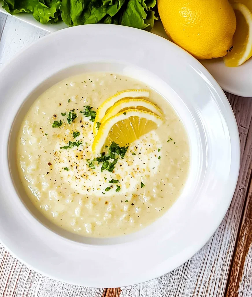 Greek Egg and Lemon Soup (Avgolemono Soupa)