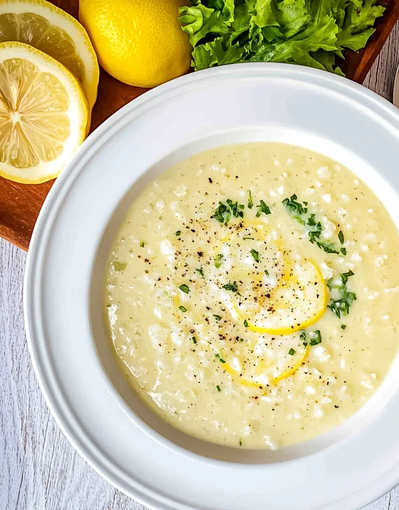 Greek Egg and Lemon Soup (Avgolemono Soupa)